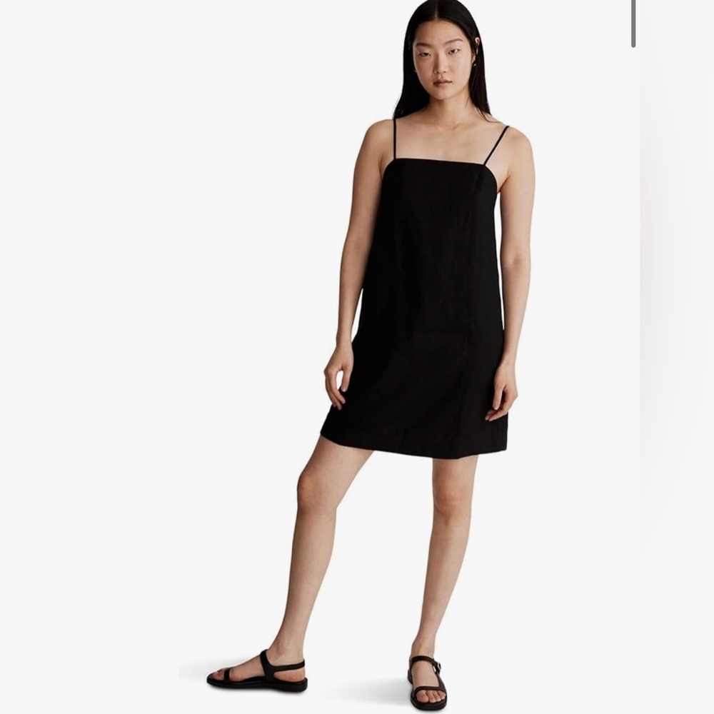 Madewell Linen Goldie Mini Dress